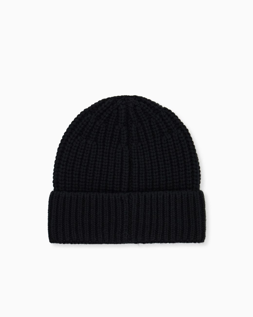 EA7 Black Beanie Hat