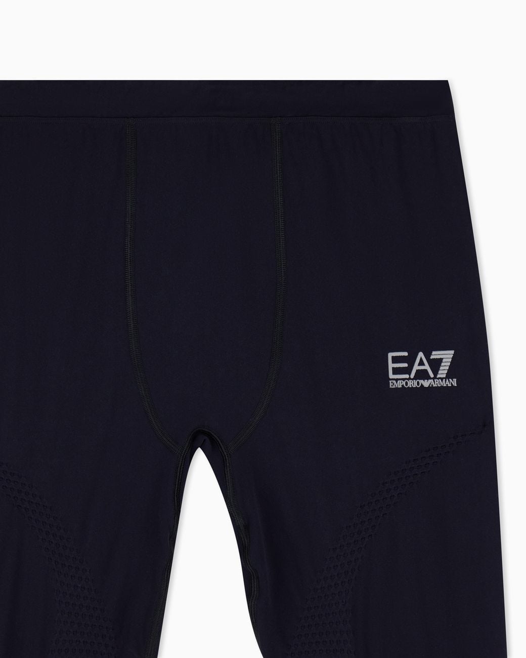 EA7 Blue Leggings Ventus Running Slim Fit Breathable Technical Fabric for men