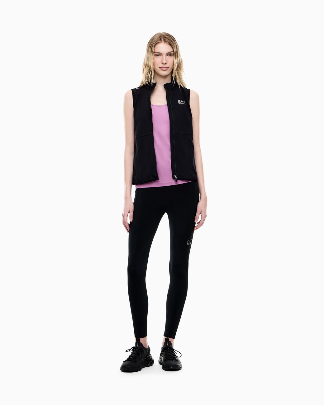 EA7 Blue Leggings Ventus Plus
