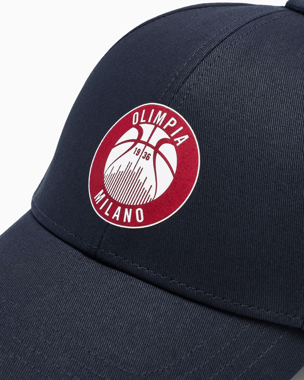 EA7 Blue Armani Olimpia Milano Cotton Baseball Cap