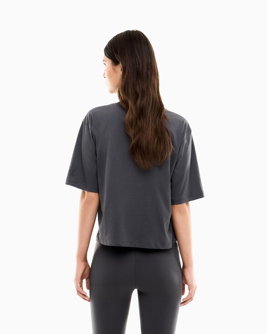 EA7 Blue Oversized Boxy T-Shirt Vigor Fullness
