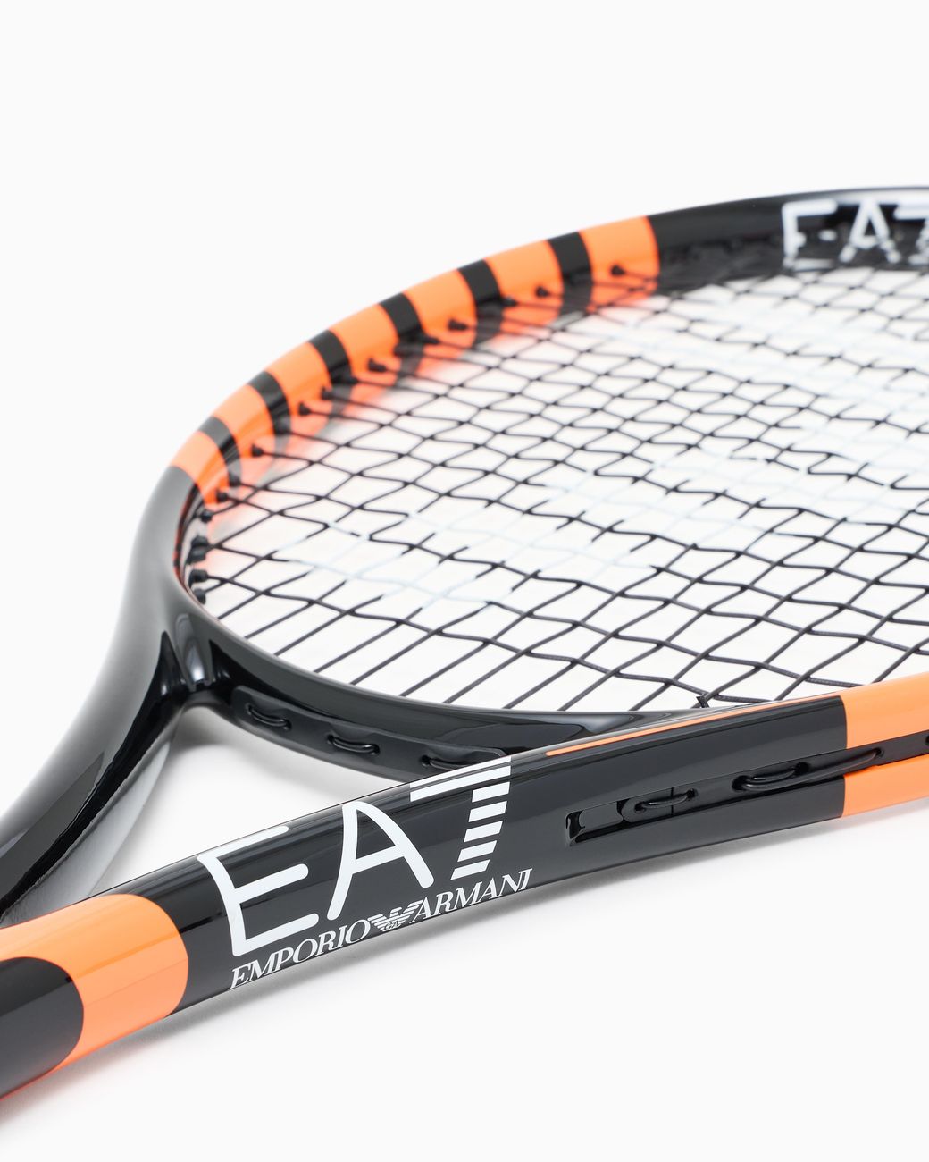 EA7 Black Tennis Racket for men