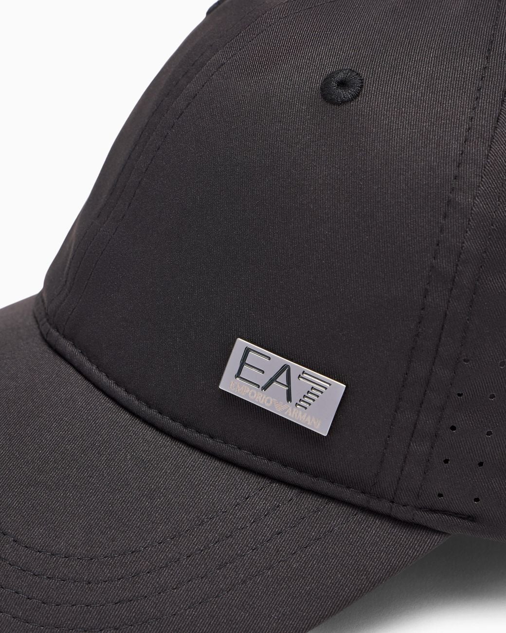 EA7 White Baseball Hat Premium Label With Cotton Lining
