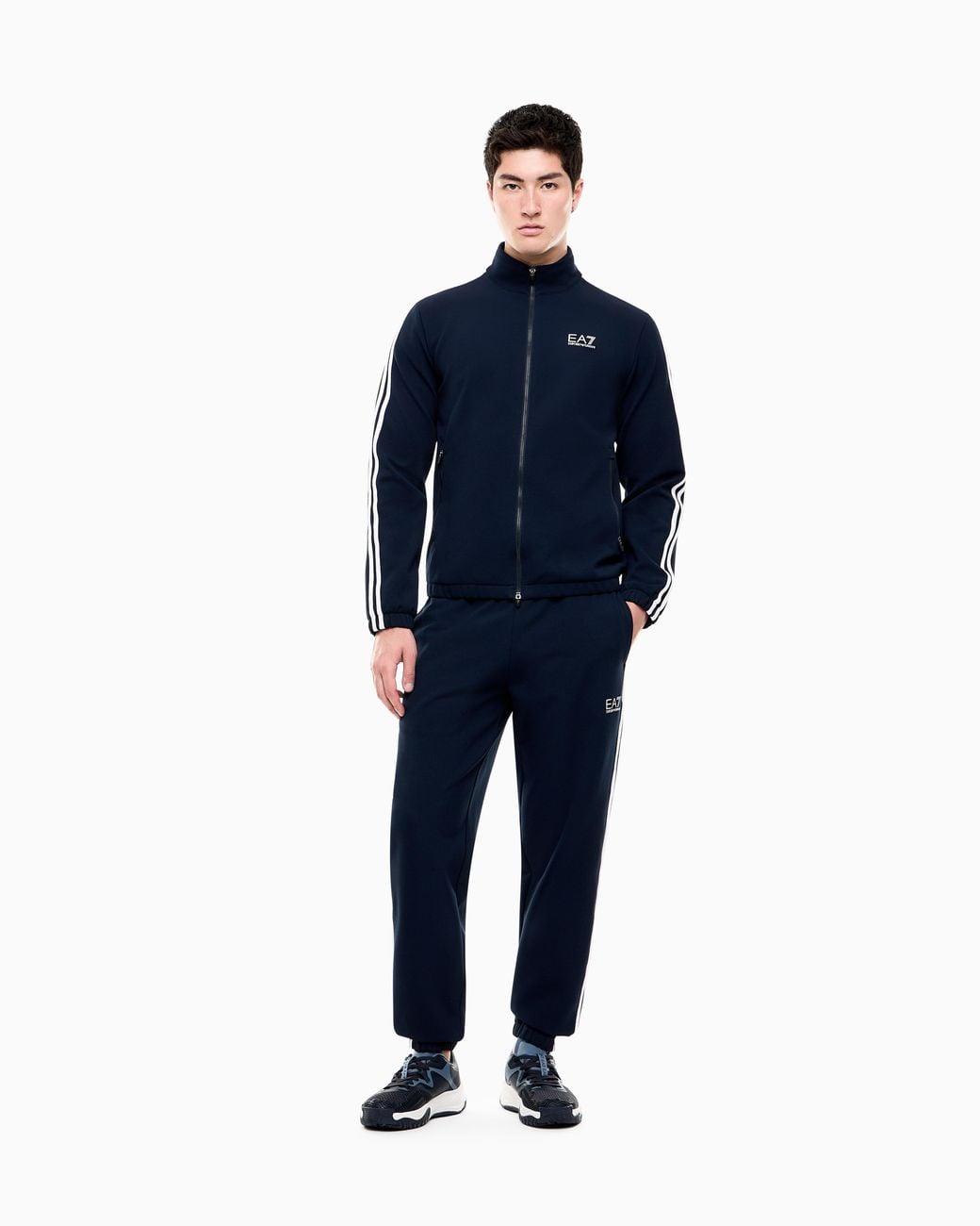 EA7 Blue Regular Fit Tracksuit Tennis Pro for men