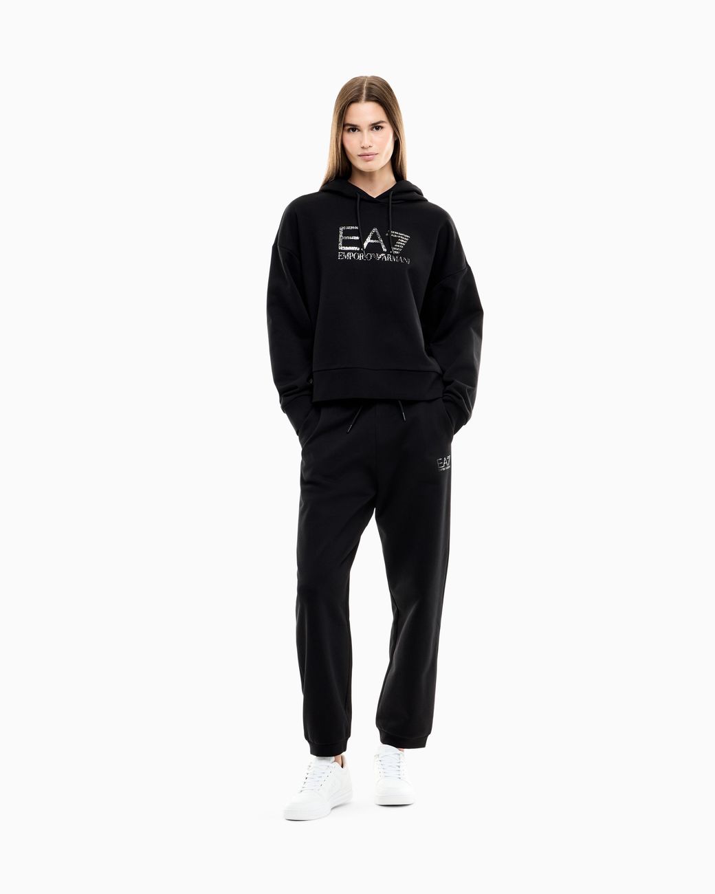 EA7 Blue Oversized Tracksuit Visibility