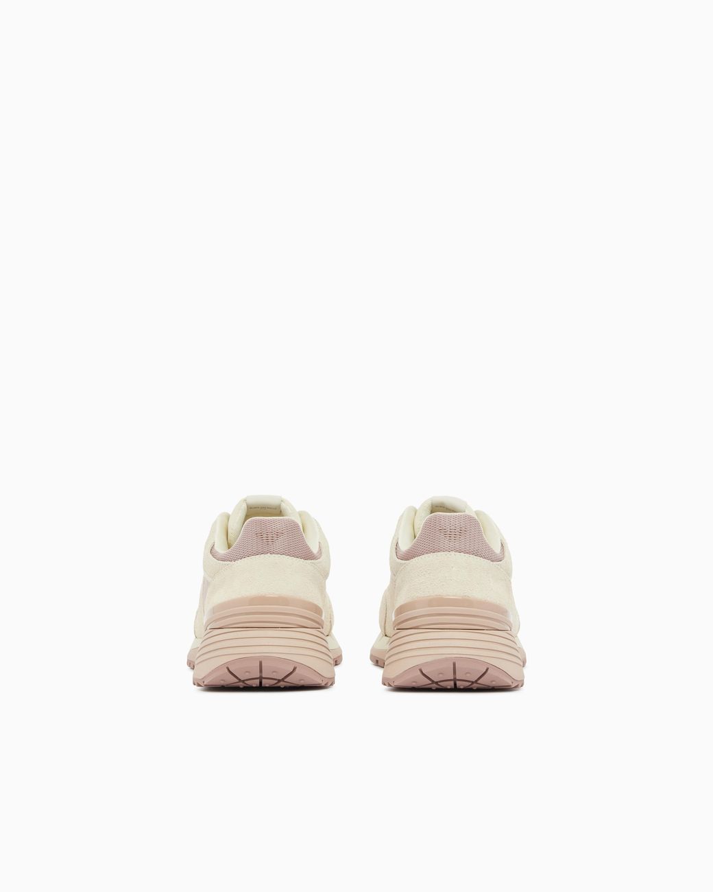 EA7 White Otg And Tech Suede And Mesh Sneakers