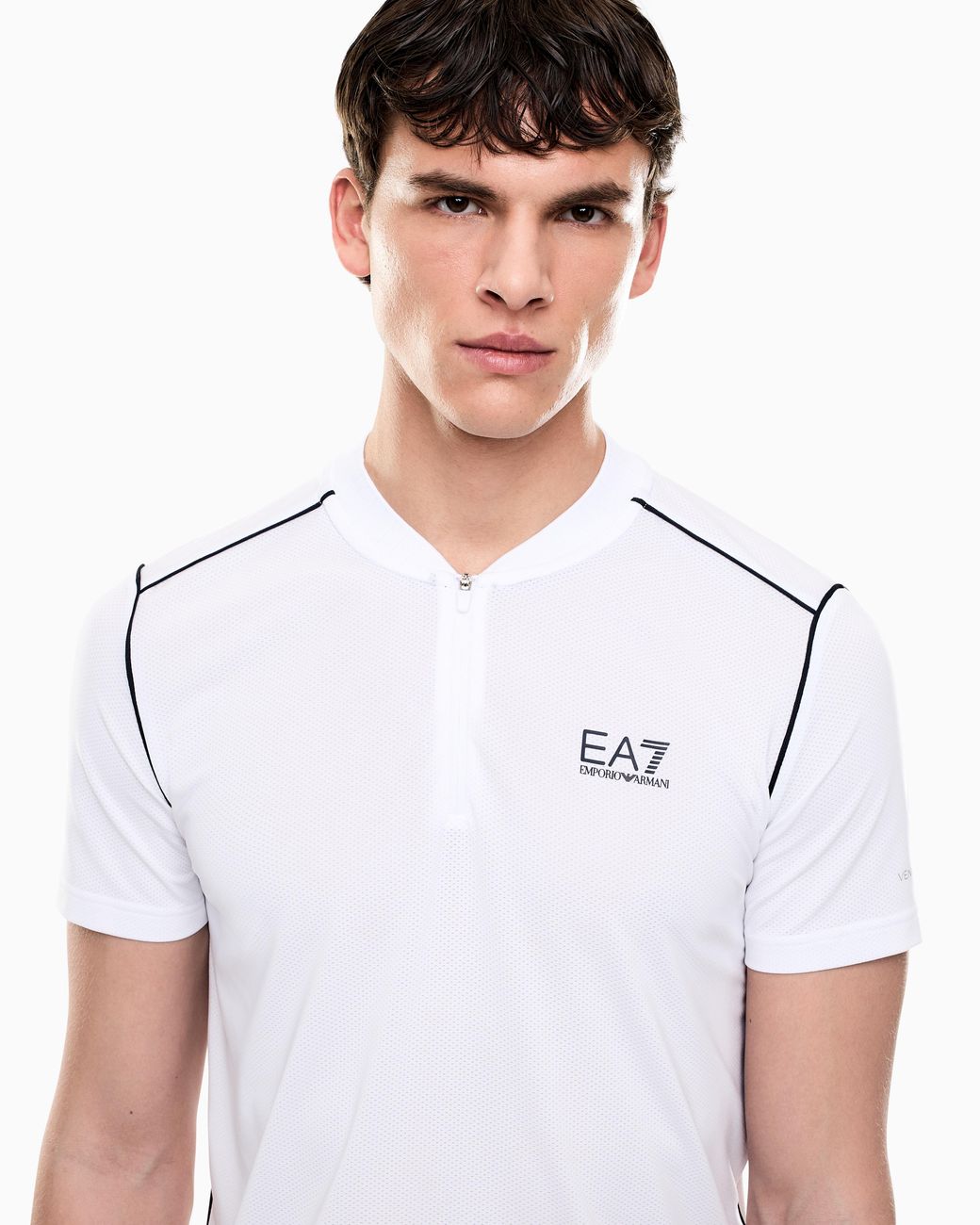 EA7 White Tennis Pro T-Shirt for men