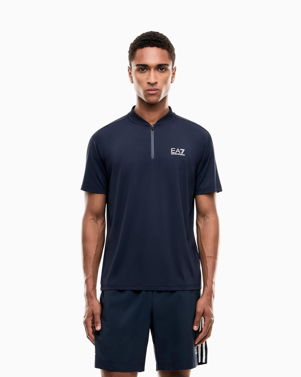 EA7 Blue Jersey Top Tennis Pro Regular Fit for men