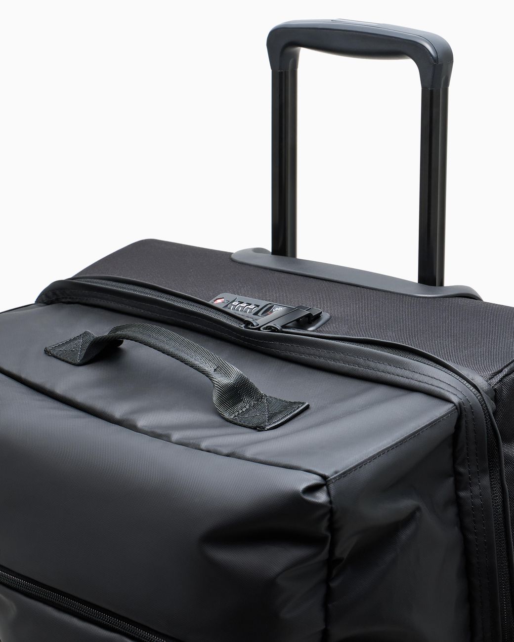 EA7 Black Trolley Aus Technischem Gewebe Mit Rollen Und Riemen Lg