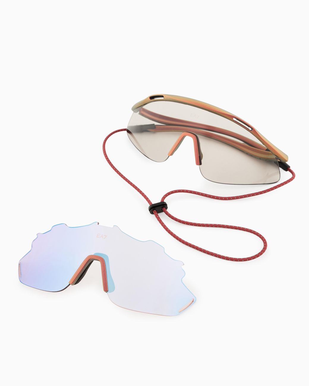 EA7 Sonnenbrille Rycer Pro in Metallic für Herren