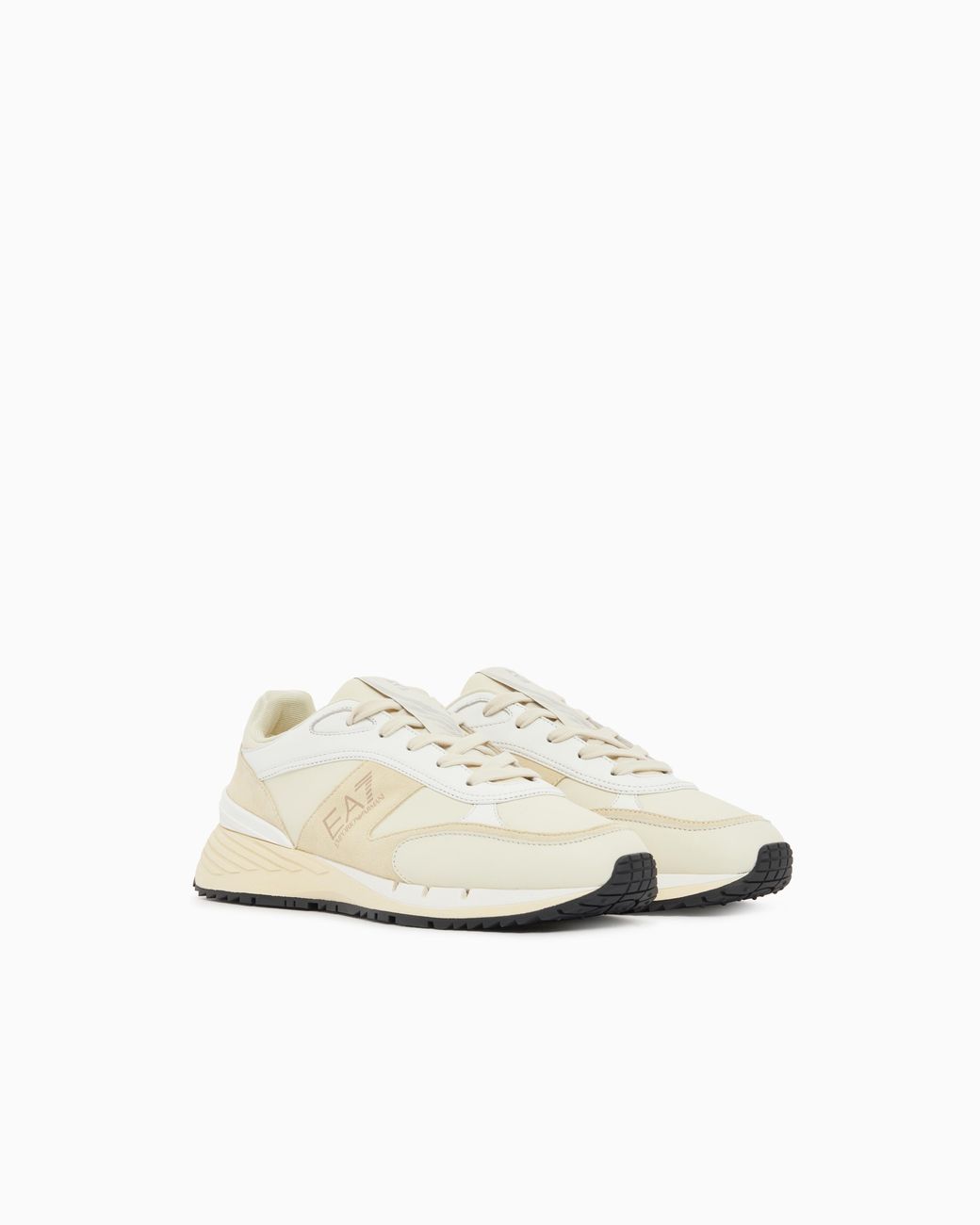 EA7 White Otg And Luxe Sneakers