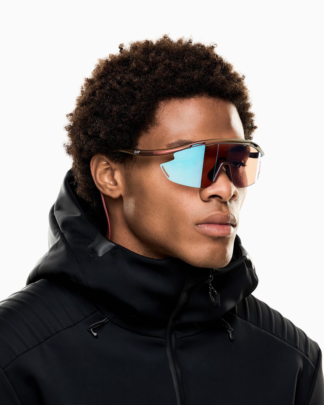 EA7 Sonnenbrille Rycer Pro in Metallic für Herren