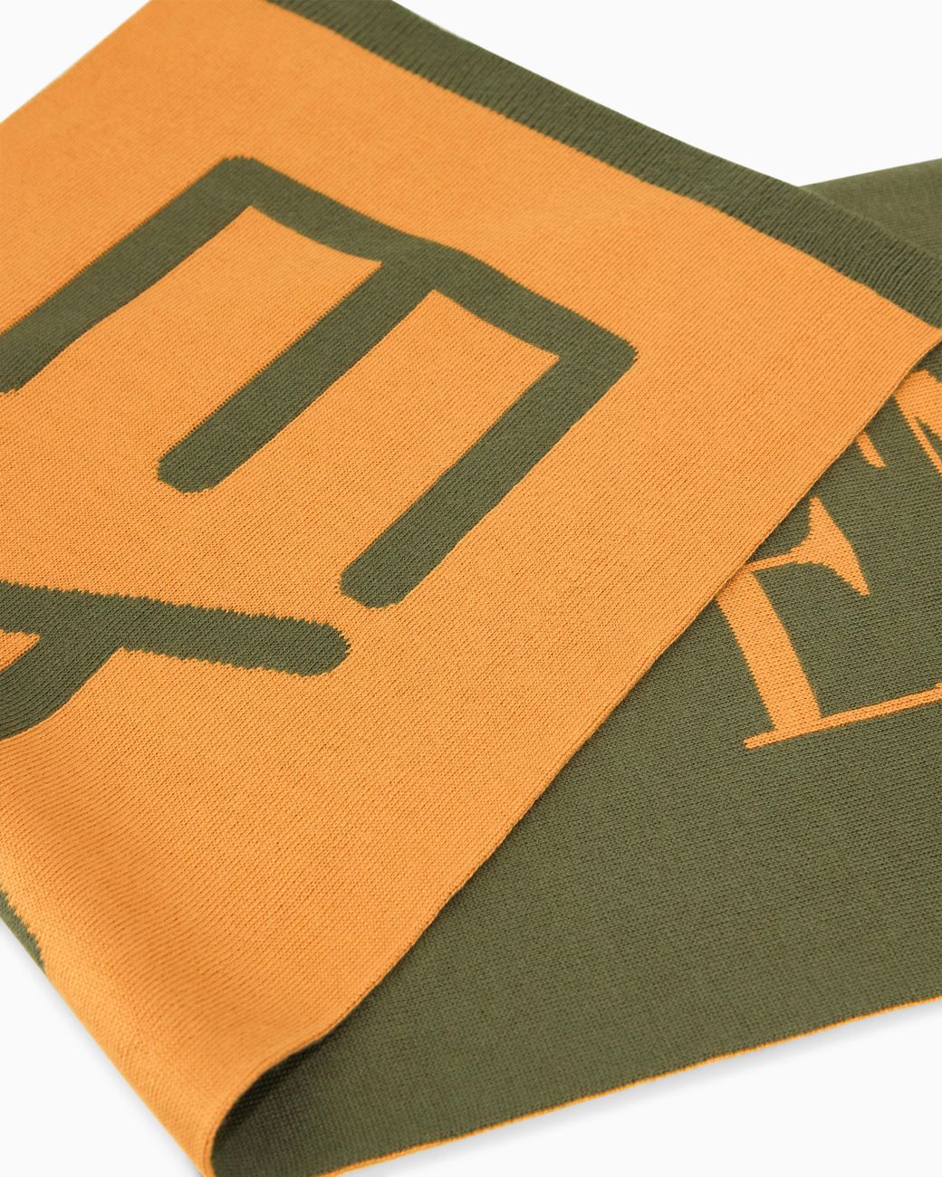EA7 Green Strickschal Regular Passform