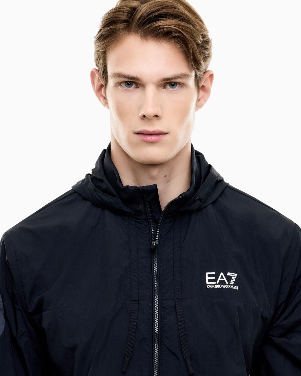 EA7 Blue Hooded Tracksuit Ventus 7 for men
