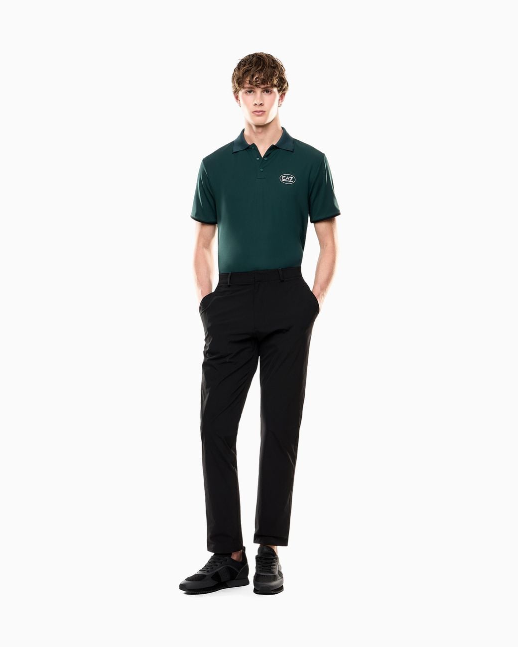 EA7 Black Ventus Trousers for men