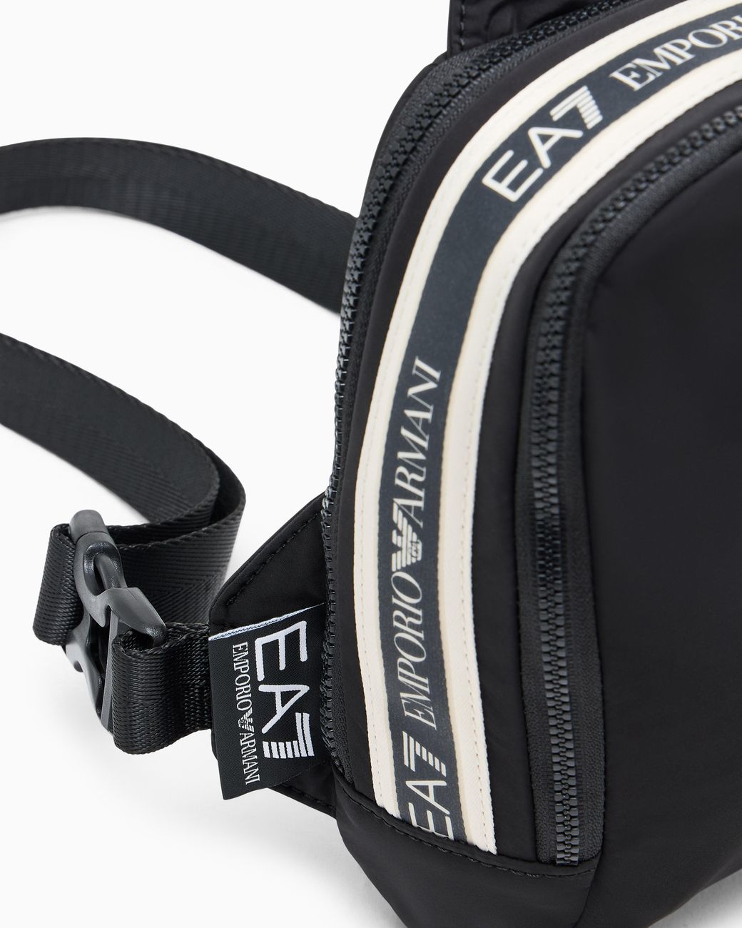 EA7 Blue Sling Shoulder Bag With Regular Fit
