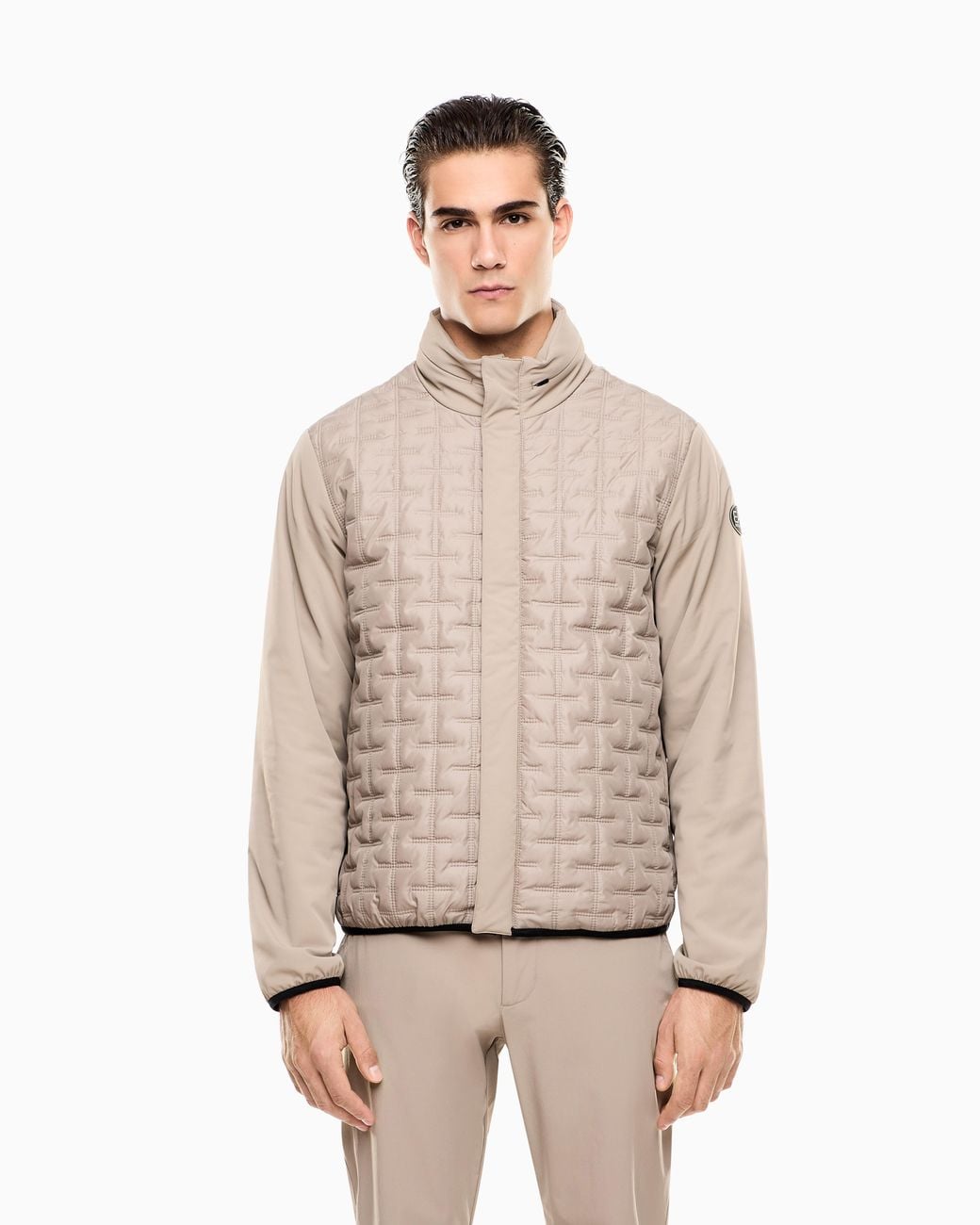 EA7 Natural Golf Pro Ventus7 Technical Fabric Jacket for men