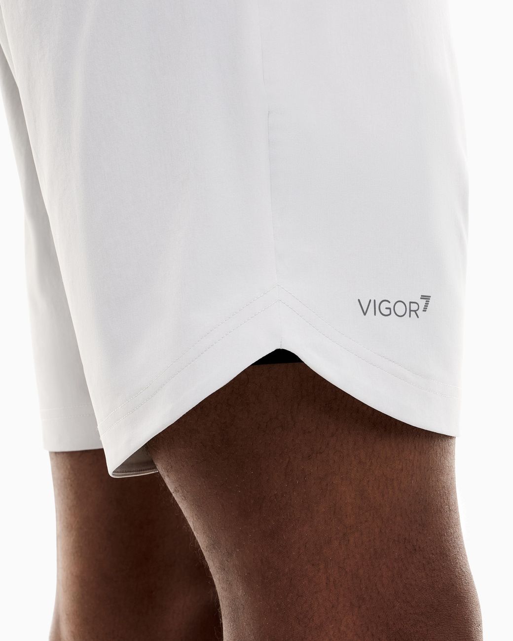 EA7 White Shorts Vigor 7 Regular Fit 2-In-1 for men