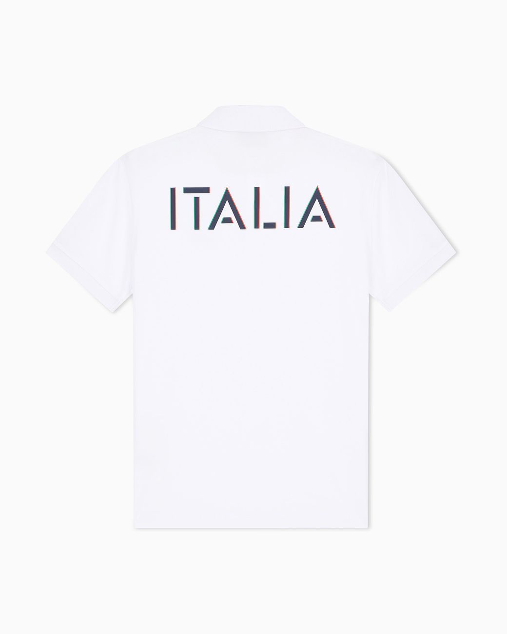 EA7 White Italian Spirit Cotton-Jersey Polo Shirt for men