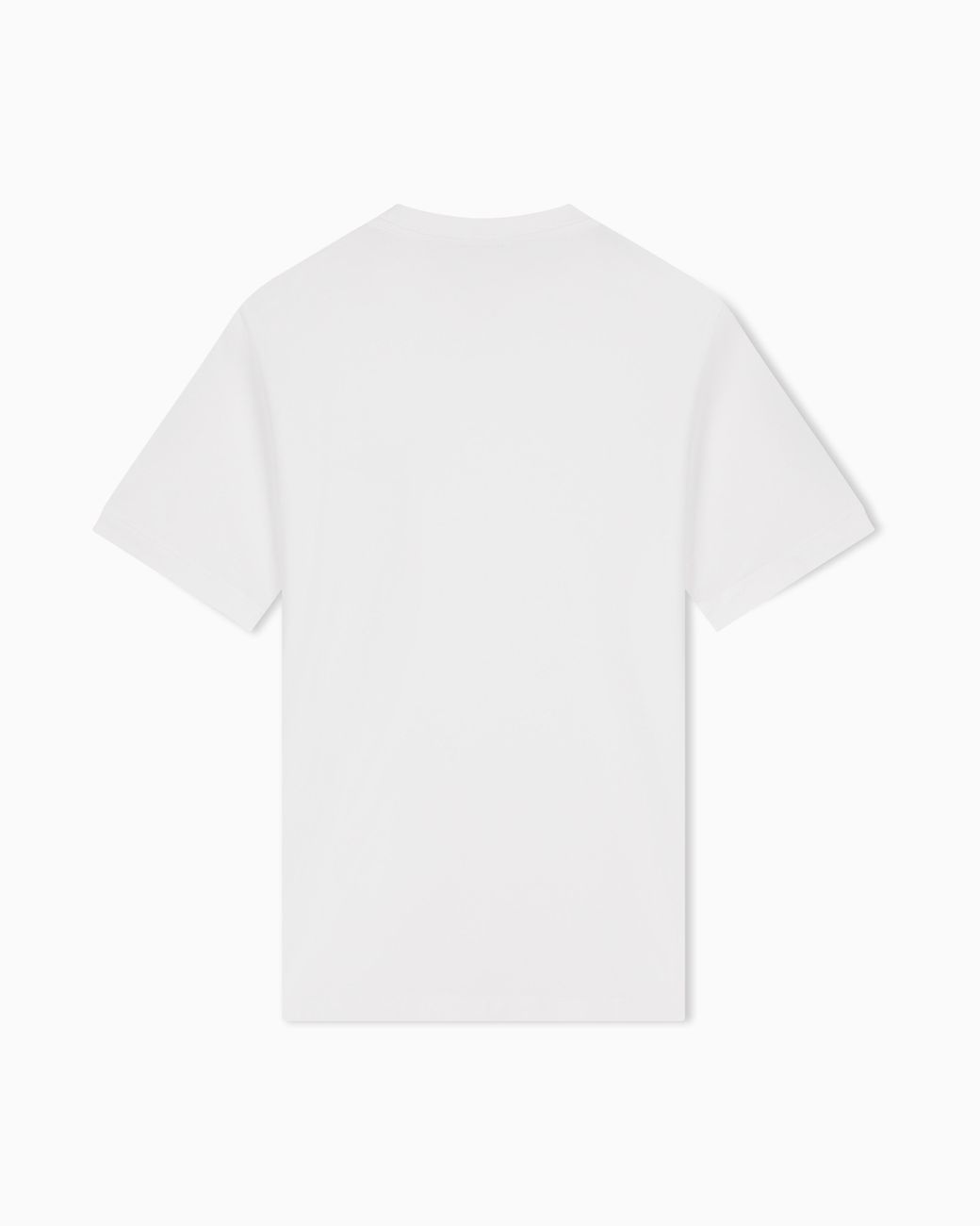 EA7 White T-Shirt Logo Series Regular Fit Cotton Jersey for men