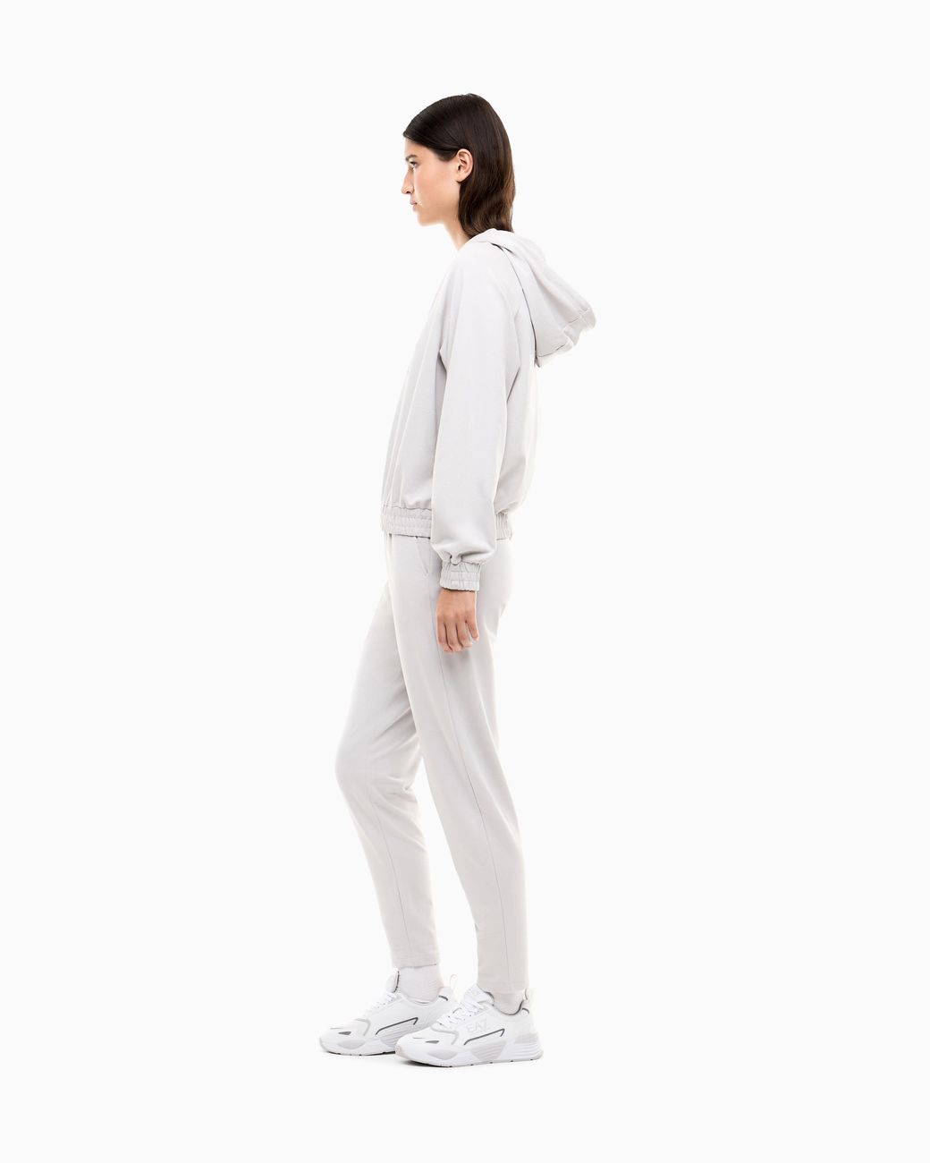 EA7 White Tracksuit Regular Fit Hooded