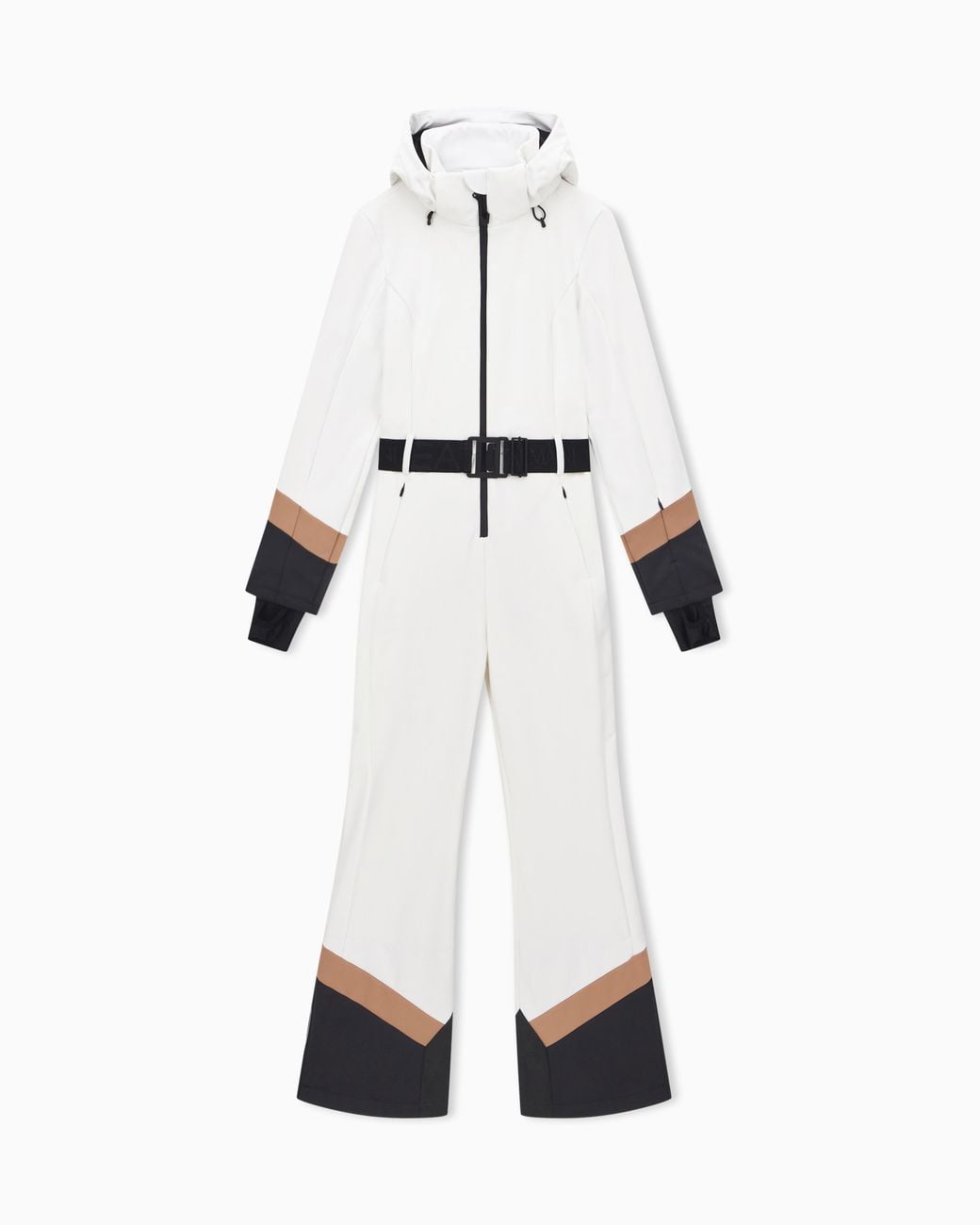 EA7 White Technical Ski Suit