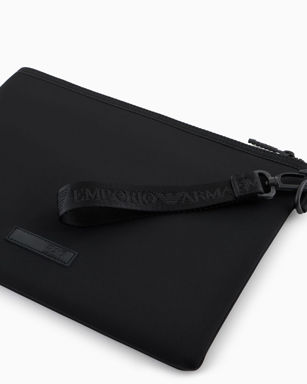 EA7 Black Neoprene Pouch