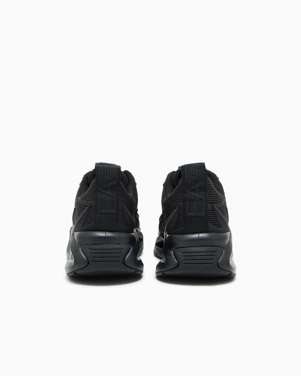EA7 Black Sneaker Infinity Venom With Rubber Sole