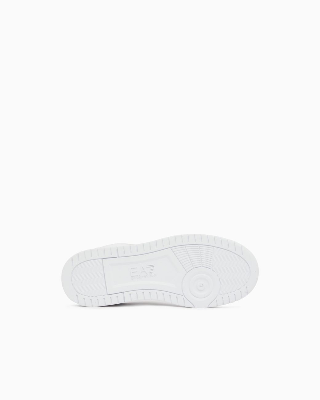EA7 White Sneakers Mesh And Rubber Sole