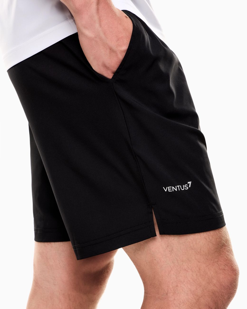 EA7 White Dynamic Athlete T-shirt And Shorts Set In Ventus7 Technical Fabric for men