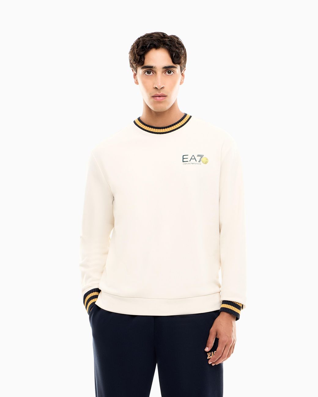 EA7 Natural Sweatshirt Graphic Series Regular Fit for men