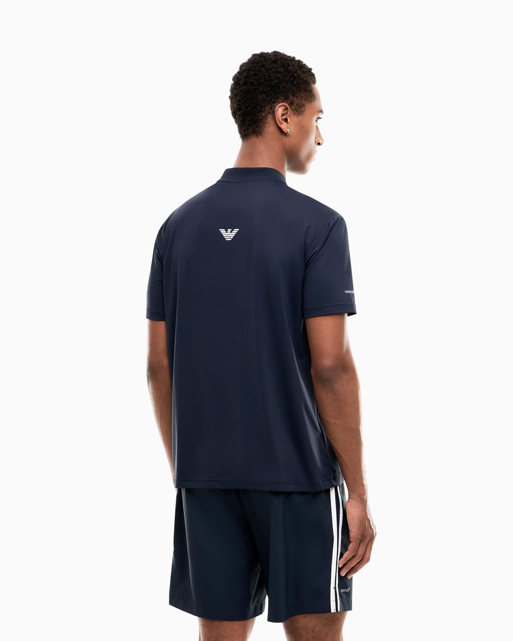 EA7 Blue Jersey Top Tennis Pro Regular Fit for men