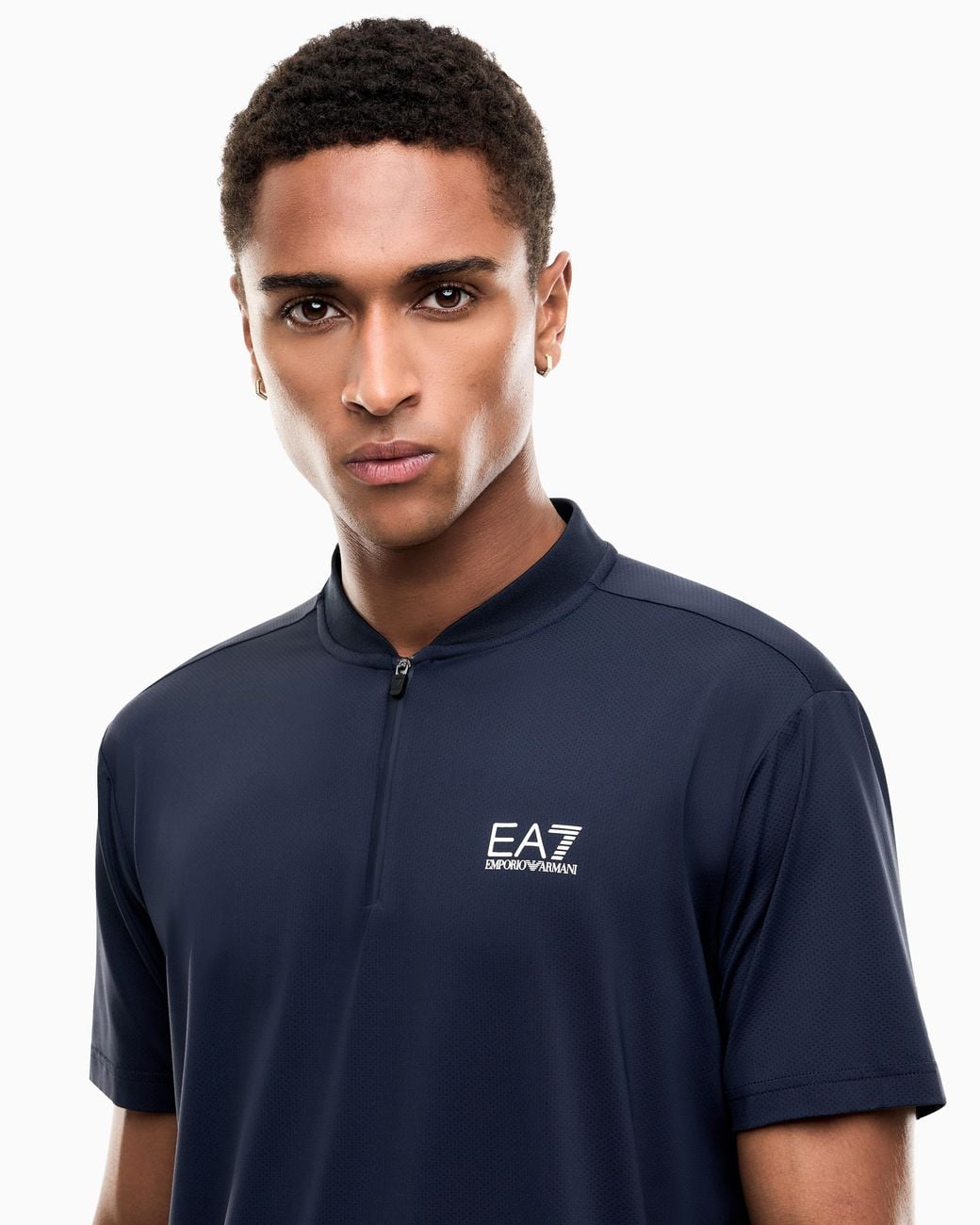EA7 Blue Jersey Top Tennis Pro Regular Fit for men