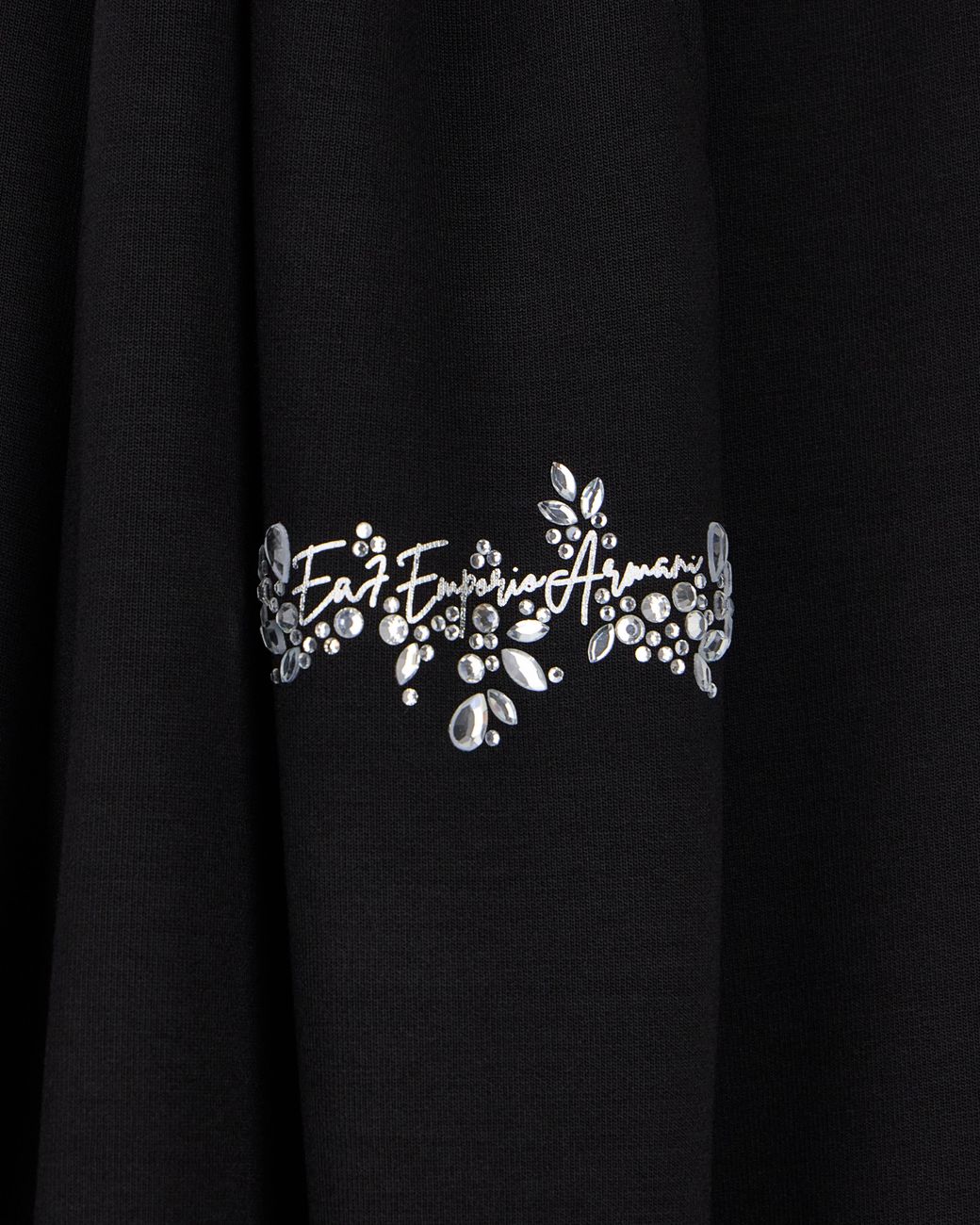 EA7 Black Trousers Logo Series Regular Fit Jersey