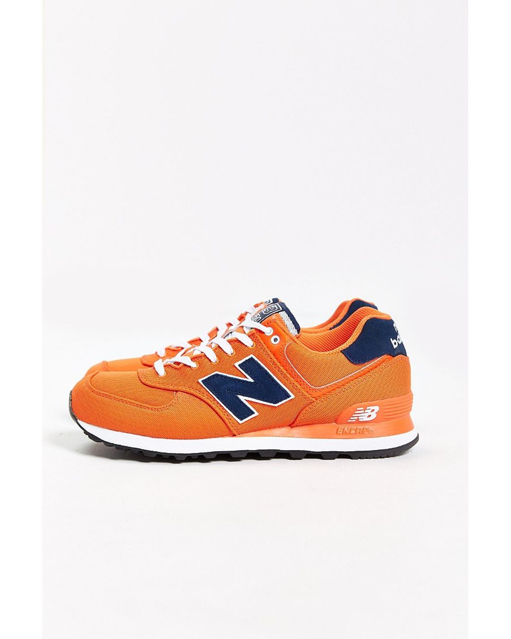 New Balance 574 Pique Polo Collection Running Sneaker in Orange for Men |  Lyst