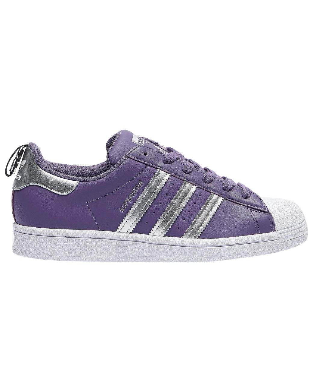 adidas superstar metallic purple