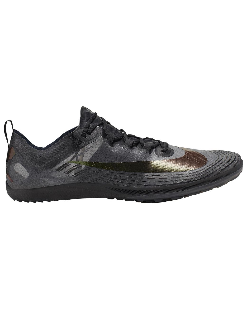 Nike Rubber Zoom Victory Waffle 5 Track Flats in Black/Metallic Silver (Black) for Men Save 24