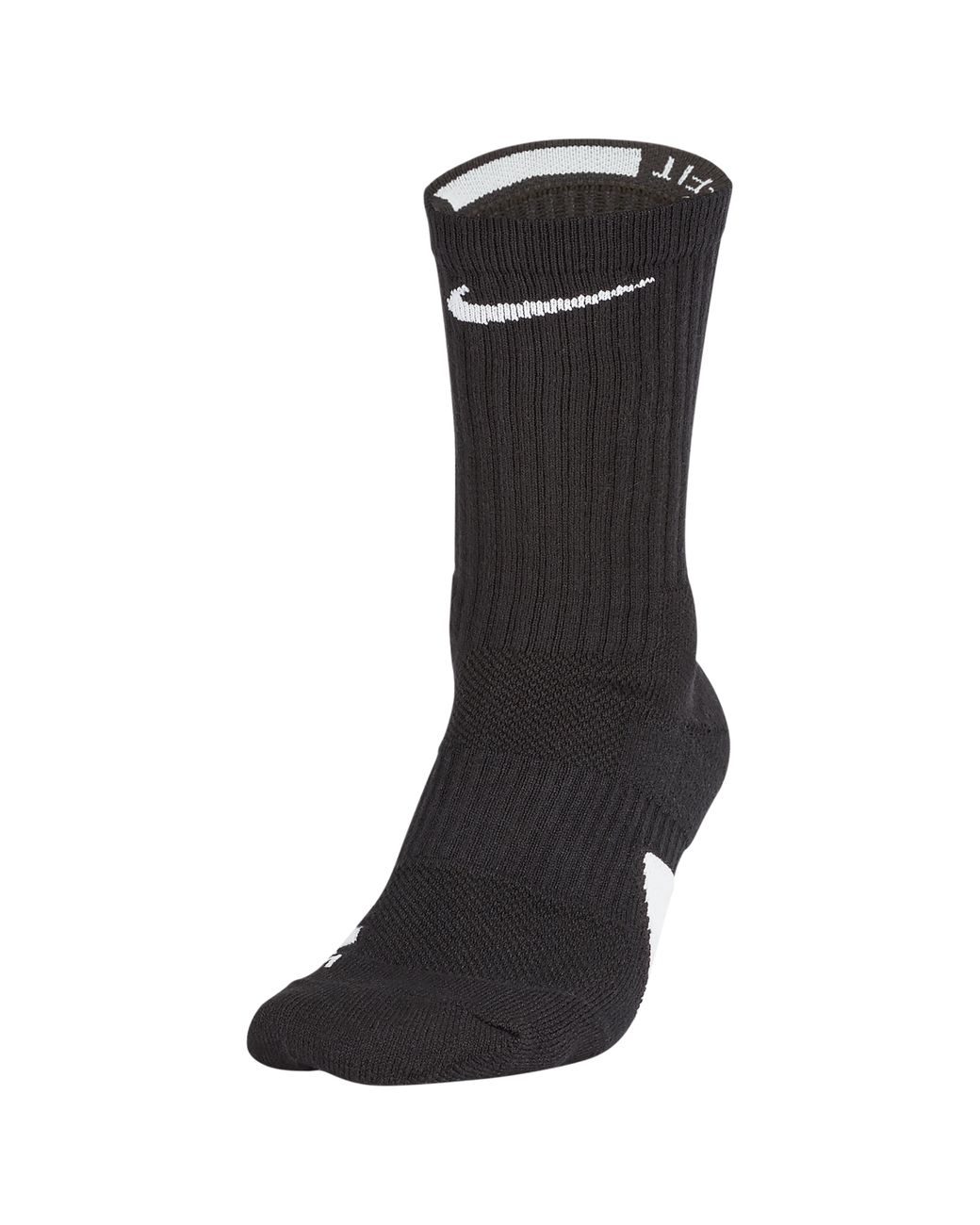 Nike Synthetic Elite Crew Socks in Black/White (Black) Lyst