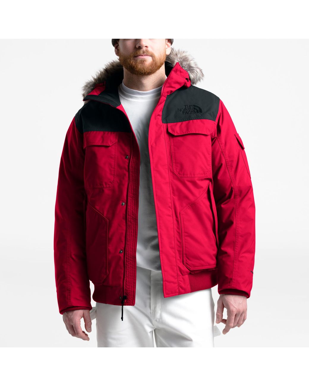 The North Face Gotham Jacket Iii in Red for Men | Lyst