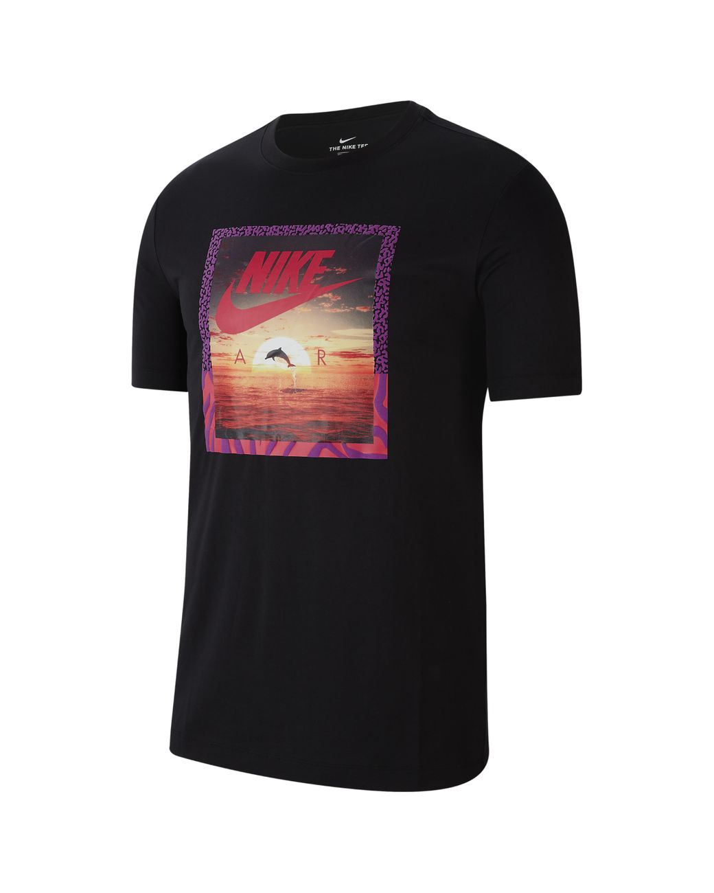 Nike Cotton Aqua Photo T-shirt in Black for Men - Lyst