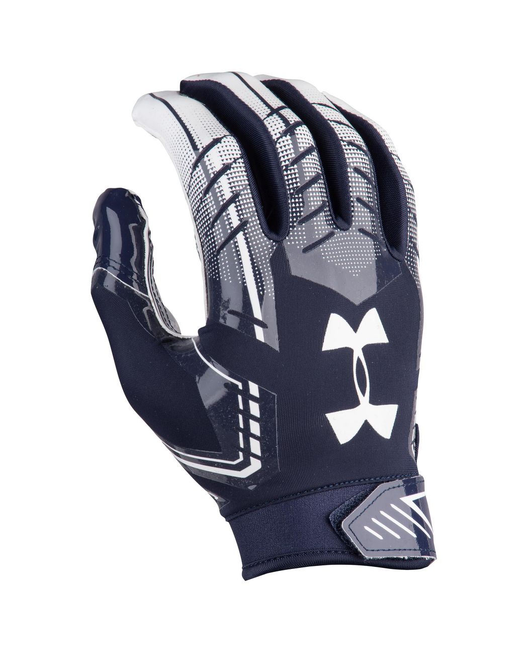 navy football gloves