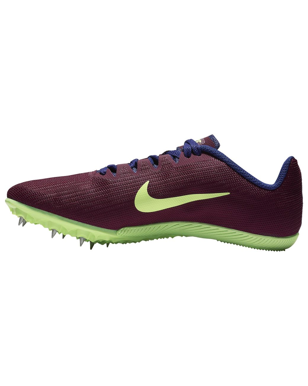 Women's Purple Zoom Rival M 9 Mid Distance Spikes Nike Zoom Rival M 9 Track Spike Schuhe Damen Bordeaux