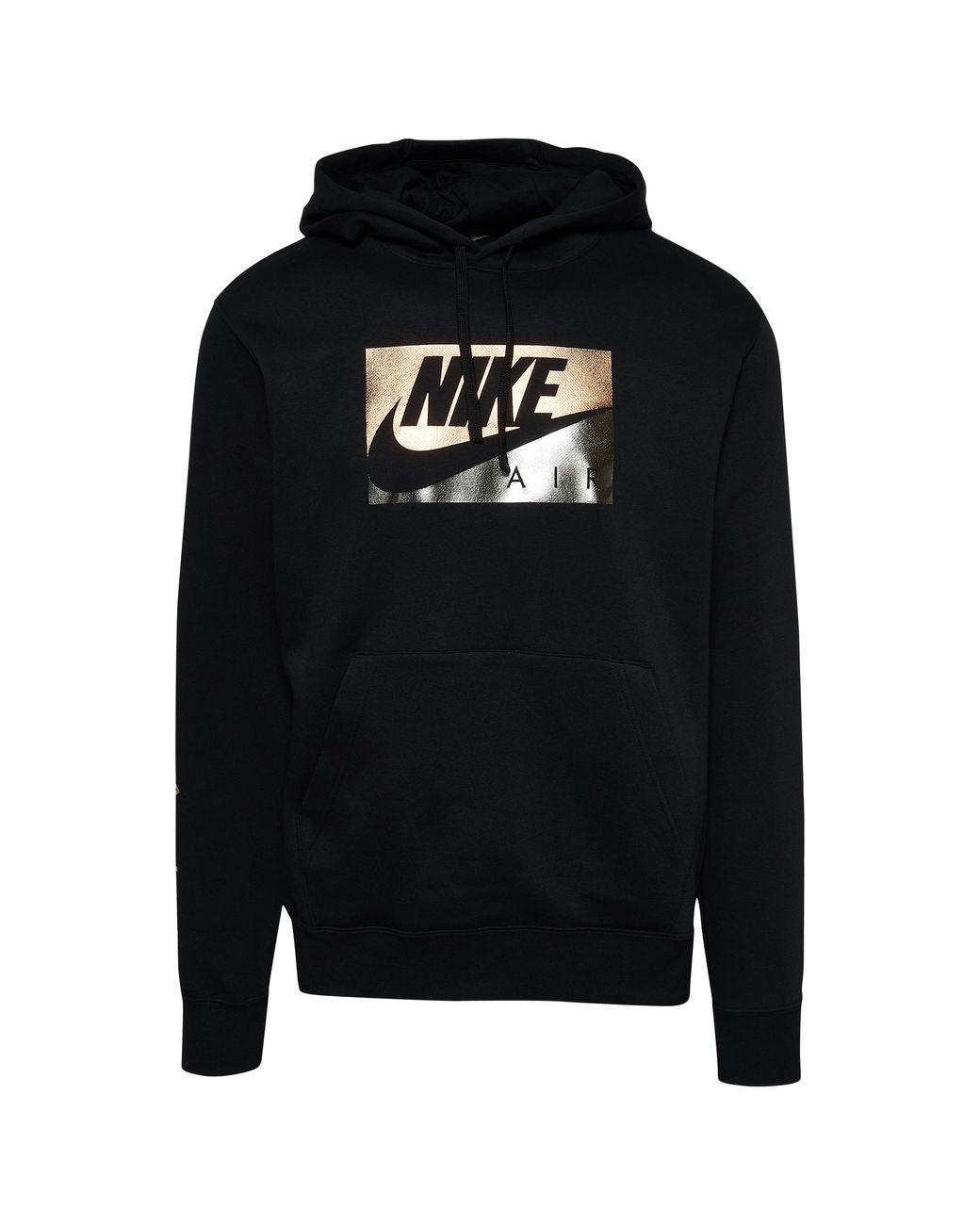 metallic silver nike hoodie