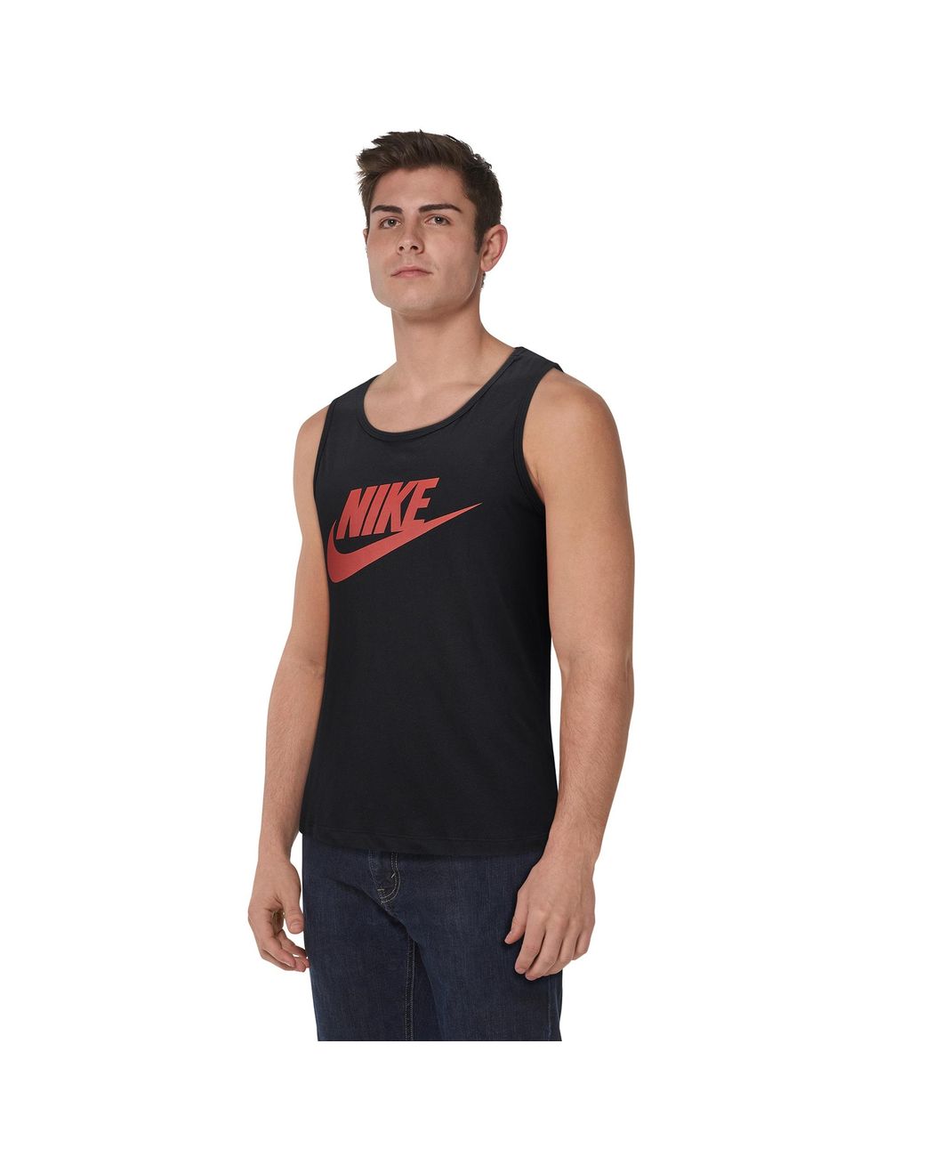 Nike Cotton Icon Futura Tank in Black for Men | Lyst
