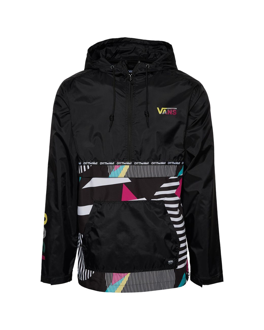 vans windbreaker mens gold