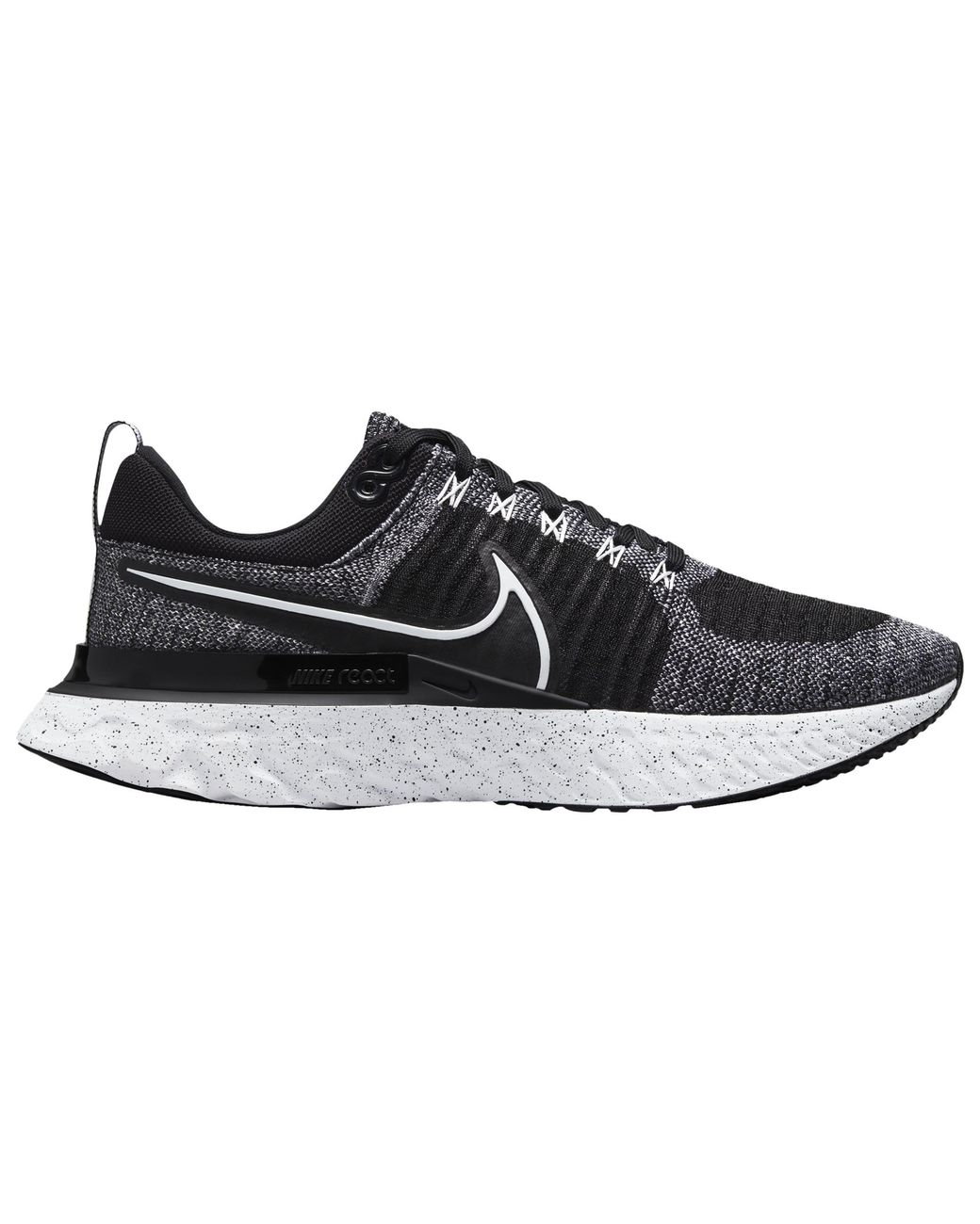 Nike React Infinity Run Flyknit 2 in White/Black (Black) for Men - Lyst
