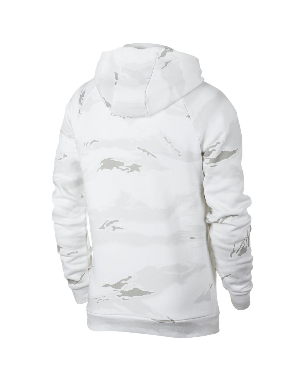 Nike Jumpman Air Fleece Camo Hoodie in White/Black (White) for Men | Lyst