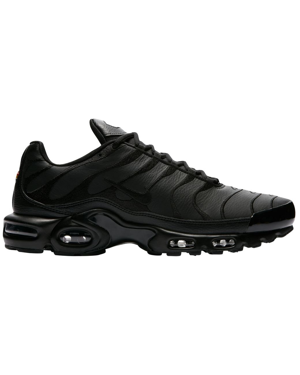 mens black leather nike air max