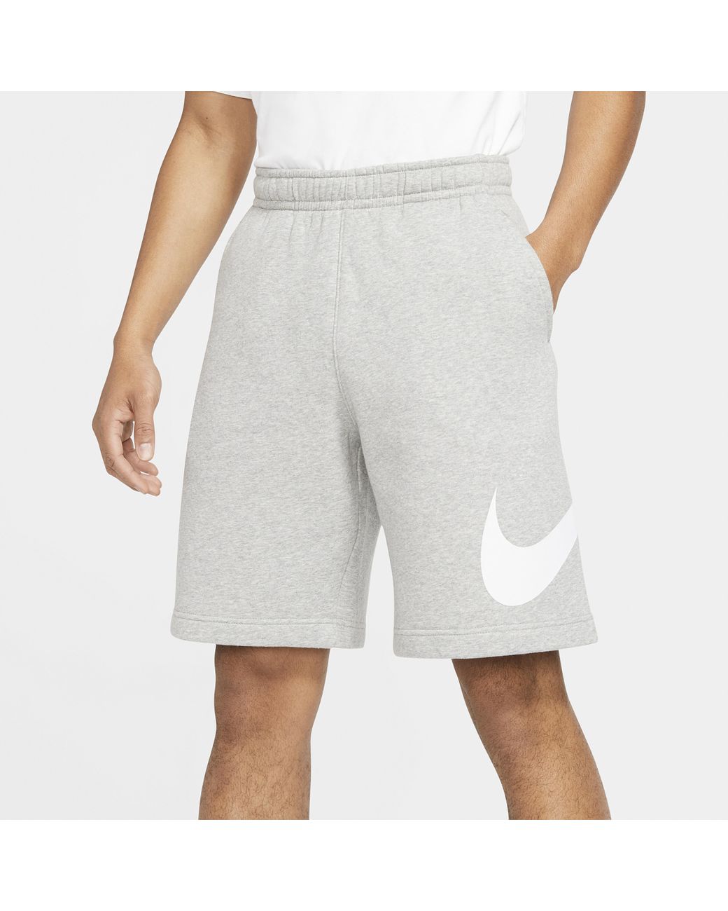 Nike Fleece Gx Club Shorts in Dark Grey 