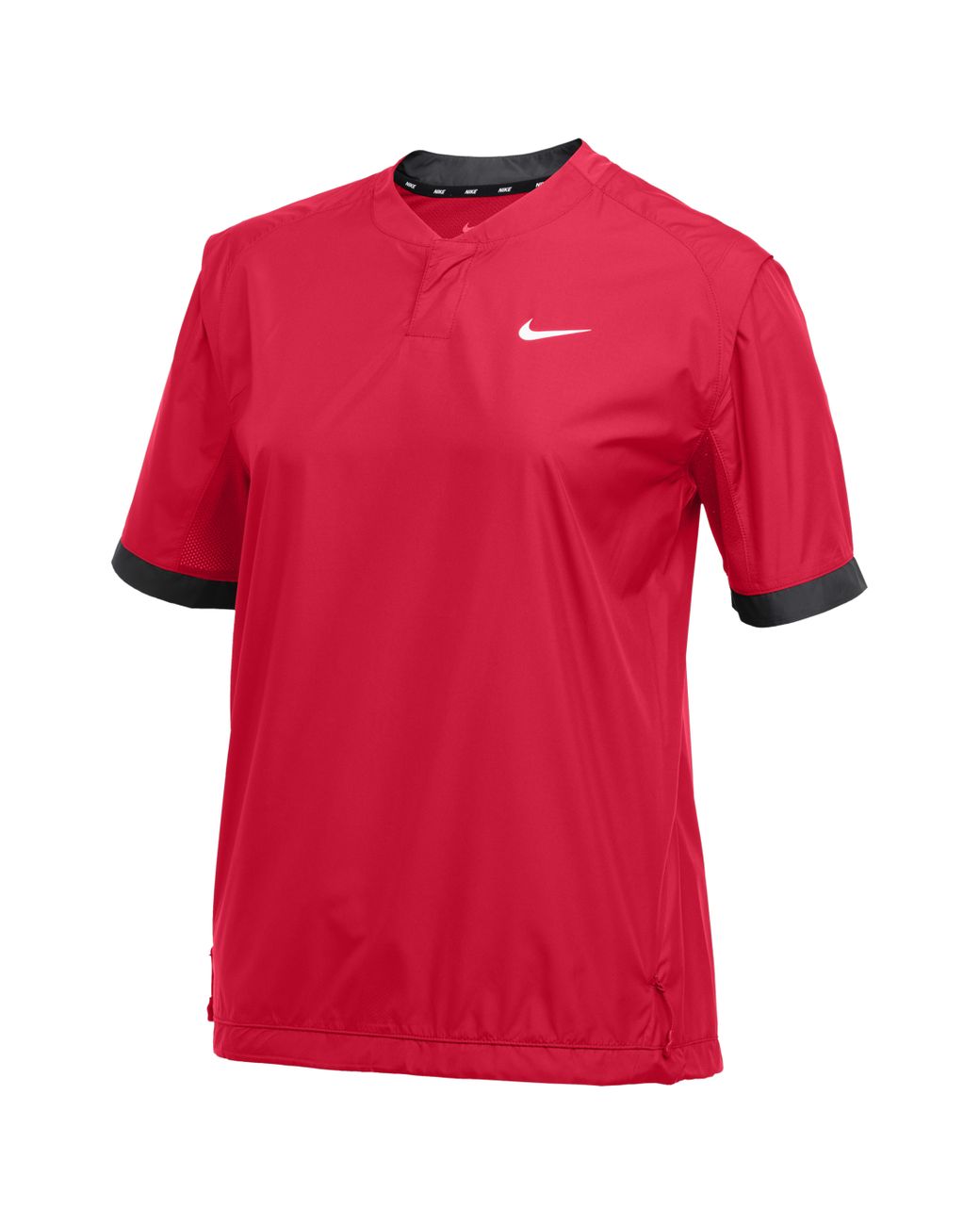 Nike Synthetic Team Short Sleeve Windshirt in Scarlet/Anthracite/White (Red) - Lyst
